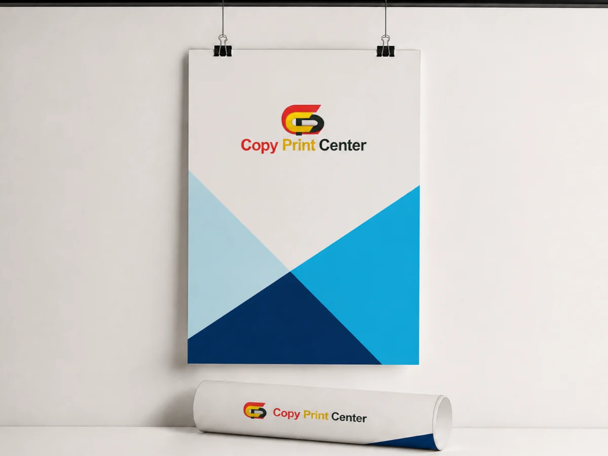 Gedruckte Poster und Plakate in verschiedenen Formaten